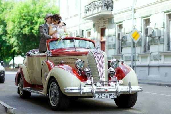 авто для свадьбы в чикагском стиле