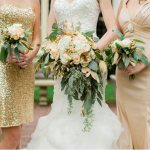 Букет невесты в золотом цвете - роскошь и элегантность