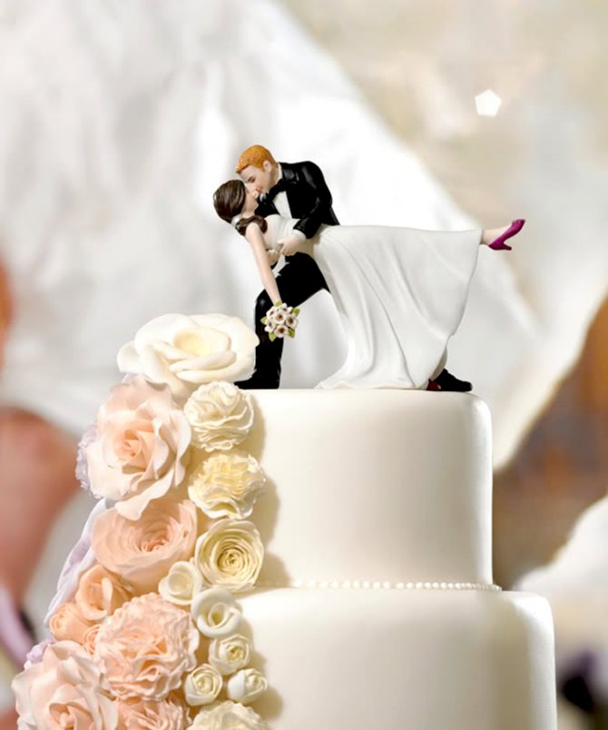 фигурки на торт свадебный
