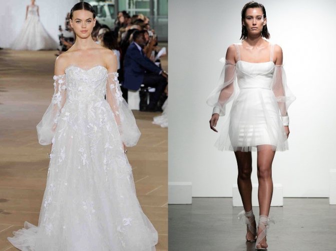 Модные свадебные платья осень-зима 2019-2020