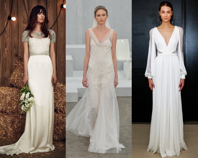 Модные свадебные платья тенденции 2022: греческие