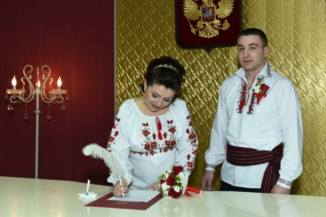 Молдавская свадьба в национальных костюмах