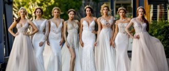 Популярные фасоны свадебных платьев