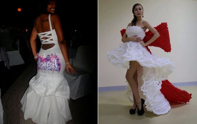 Самые нелепые свадебные платья 2022 года - Топ ужасных фото
