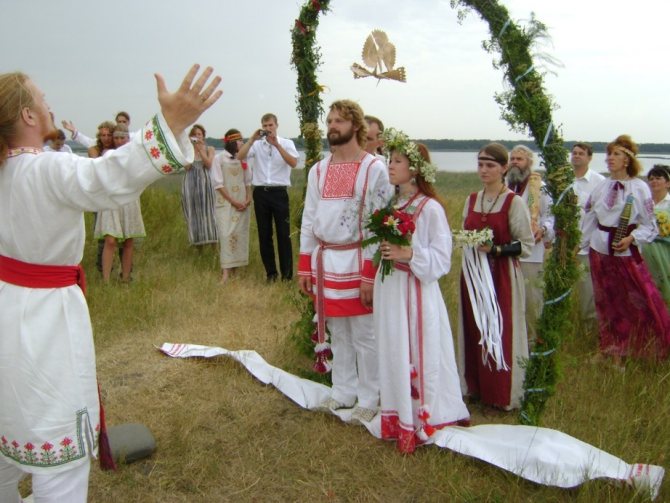 славянская свадьба организация